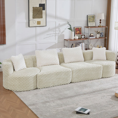 Modular Sectional Sofa With Free Combination Design