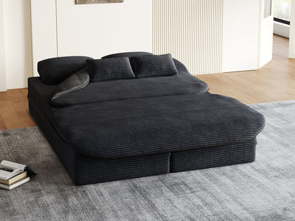 2 In 1 Foldable Sofa Bed With Multi Functional Blanket
