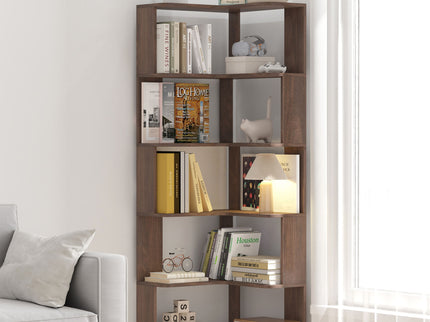 L-Shaped Design Corner Bookshelf