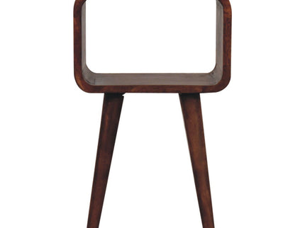 Minimalist Open Curved Nightstand