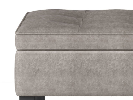 Cosmopolitan - Storage Ottoman Bench With Open Bottom