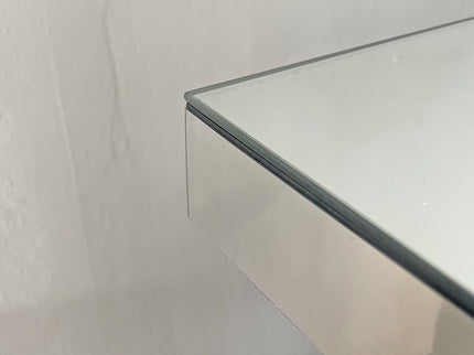 Double C - Base Rectangular Sofa Table For Living Room - Silver