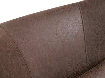 Leisure Chair With Curved Backrest