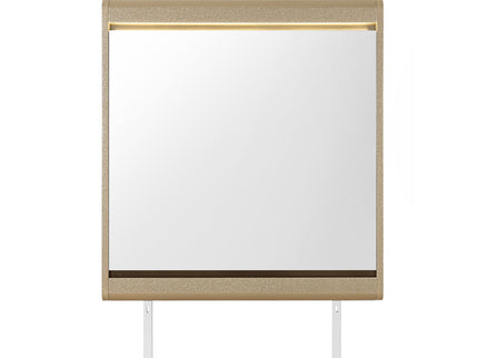 Gigi - Mirror With LED Lights, Large Scale Design For Dressers - Gold