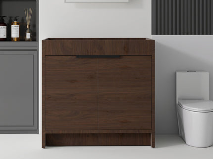 Freestanding Bathroom Vanity Cabinet With Soft Close Doors, Cabinet Only