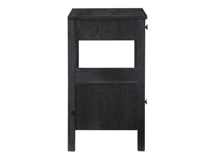 Danielle - 2 Drawer Nightstand - Black