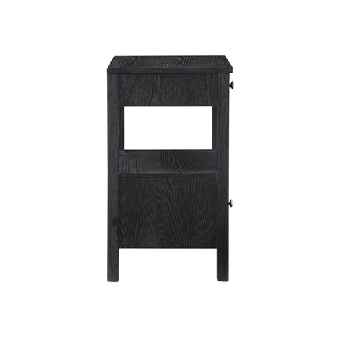 Danielle - 2 Drawer Nightstand - Black