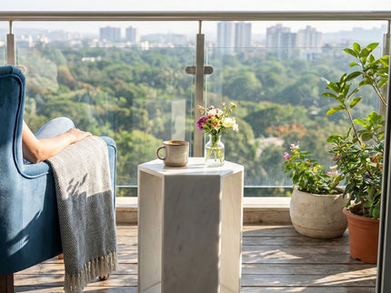 Modern Minimalist Hexagon Side Table