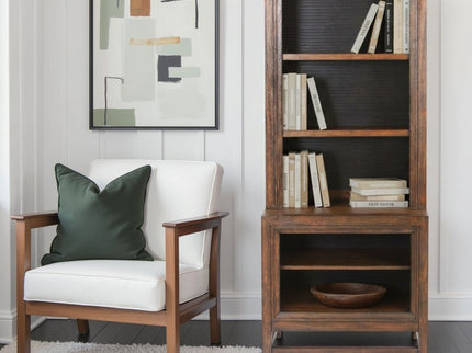 Bookcase Pier, 2 Tone - Brown