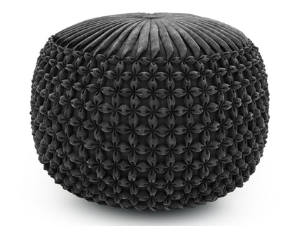 Renee - Handcrafted Round Pouf
