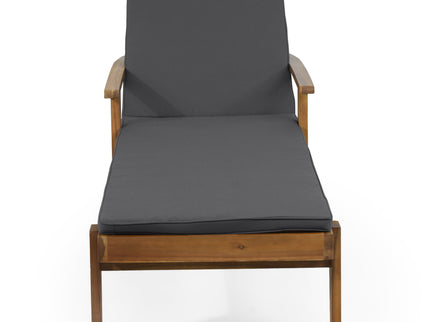 Jason - Chaise Lounge Adjustable Acacia Wood Outdoor Furniture