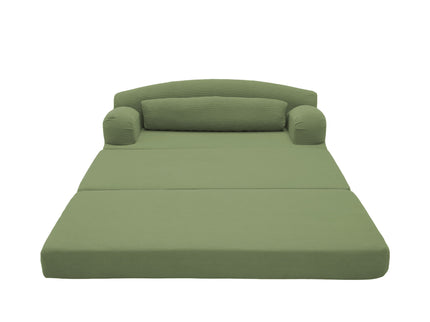 2 Seater Sofa Bed, Compact Foldable Floor Couch
