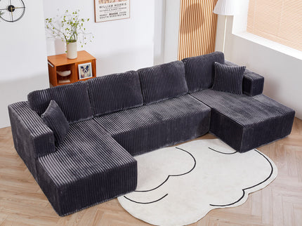 U-Shape Modular Sectional Sofa For Living Room