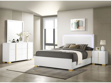 Jeremiah - 4 Piece Bedroom Set With LED Headboard