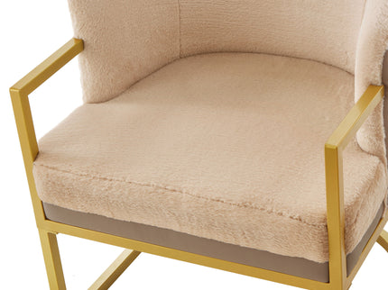 Upholstered Reading Accent Armchair For Living Room