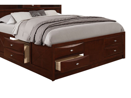 Lucille - Bed With Storage And Bookcase Headboard