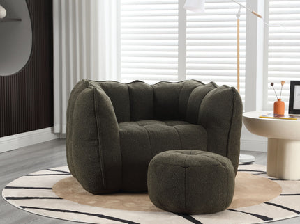 Soft Bean Bag Chair With High Resilient Foam