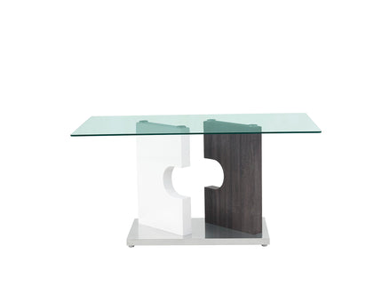 Iris - Dining Table - Gray