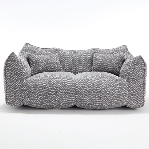 Comfortable Dual Beanbag Chair With High Resilience Foam Core For 2 People