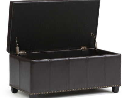 Amelia - Transitional Storage Ottoman Bench