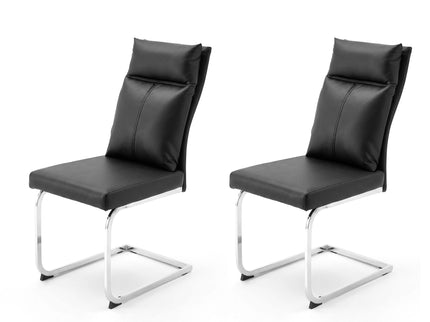 Modern Dining Chair SetWith Soft Cushion Backrest (2 Pieces)