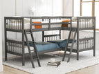 Dark Gray / Twin over Twin