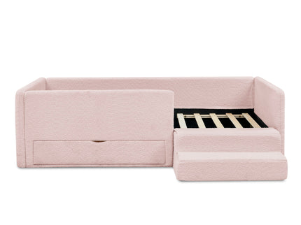 Safe Kids Bed With Guardrails And Storage