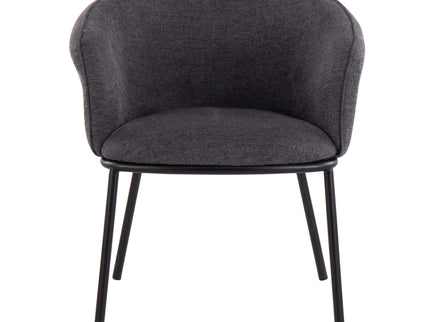 Ashland - Contemporary Chair - Black / Charcoal