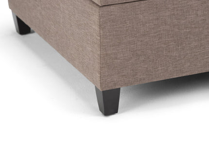 Harrison - Upholstered Coffee Table Storage Ottoman