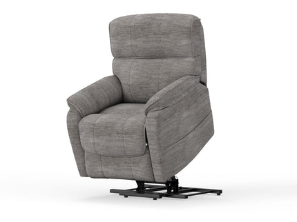 Lucie - Fabric Power Lift Chair - Gray