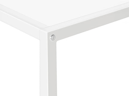Corner Accent Console Table For Entryway, Unique L-Shaped Design