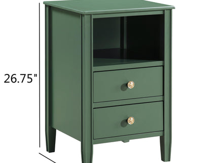 Winston - 2 Drawer Storage Nightstand