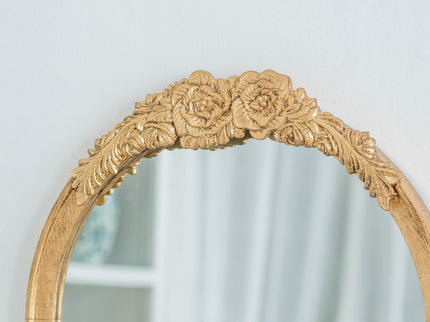 Wood Floor Mirror, Full Body Mirror Dressing Make Up Mirror For Bathroom