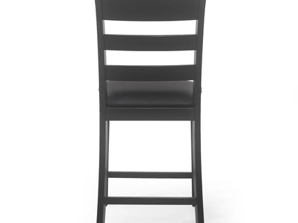 Farmhouse Upholstered Wood Counter Stools