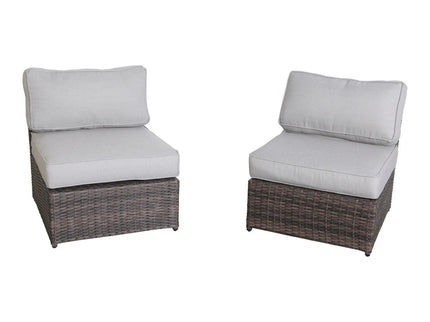 Handcrafted 4 Person Outdoor Seating Group With Plush Cushions - Espresso
