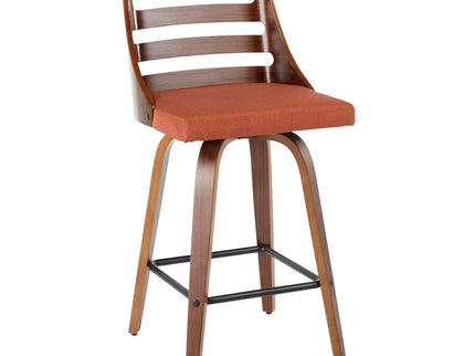 Trevi - Mid Century Modern Counter Stool (Set of 2)