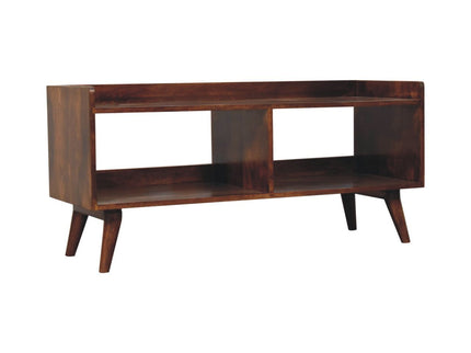 Open Top Media Unit - Brown