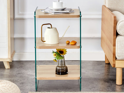 Modern 3 Layer Bedside Cabinet With Storage Function