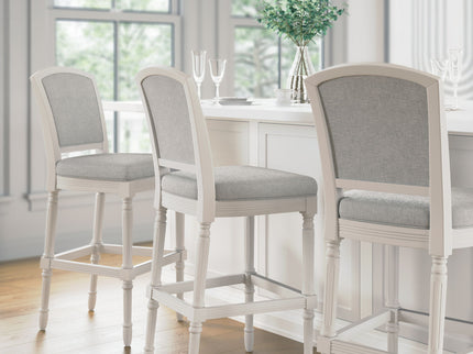 Stool With Upholstered Seat And Back