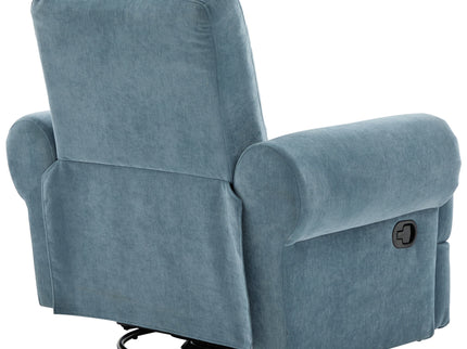 Manual Swivel Recliner Rocker Chair With Adjustable Backrest