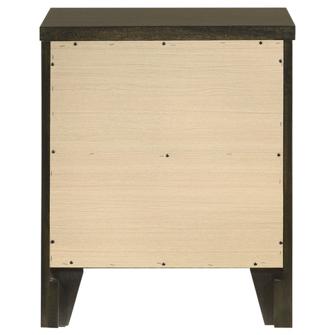 Clement - 2 Drawer Nightstand Bedside Table - Espresso
