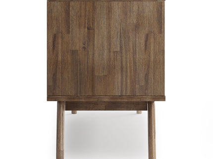 Clarkson - Low TV Stand - Rustic Natural Aged Brown