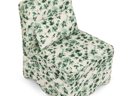 Stylish Flannel Dining Chair With Soft Cushion And Backrest