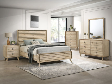 Chest With 5 Drawers - Beige