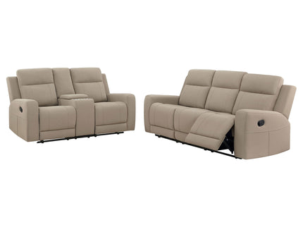 Slater - 2 Piece Reclining Sofa Set With Manual Recline