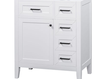 Modern Bathroom Vanity Base Only With Drawers, Freestanding Design