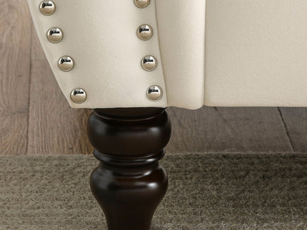 Chesterfield Sofa With Rolled Arms And Nailhead Trim
