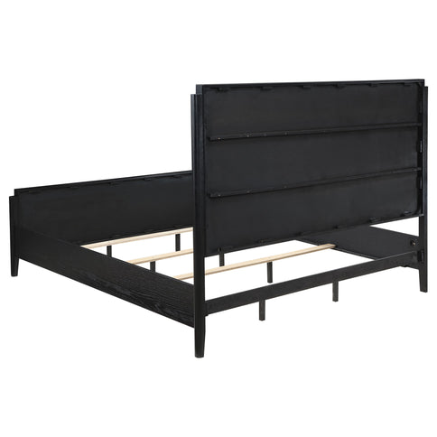 Mason - Queen Size Panel Bed - Black