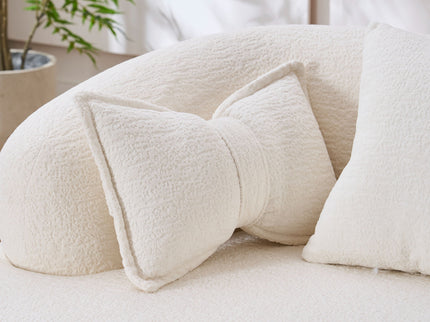 Foldable Sofa Bed, Boneless Couch Convertible Sleeper With 4 Pillows
