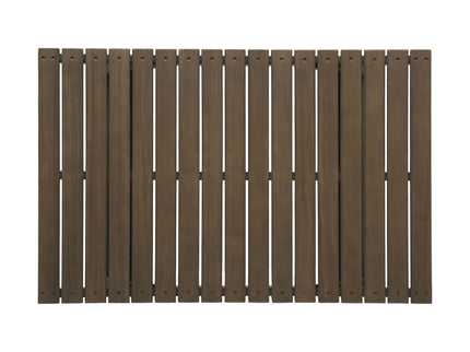 Outdoor Acacia Wood Coffee Table With Open Slat Design